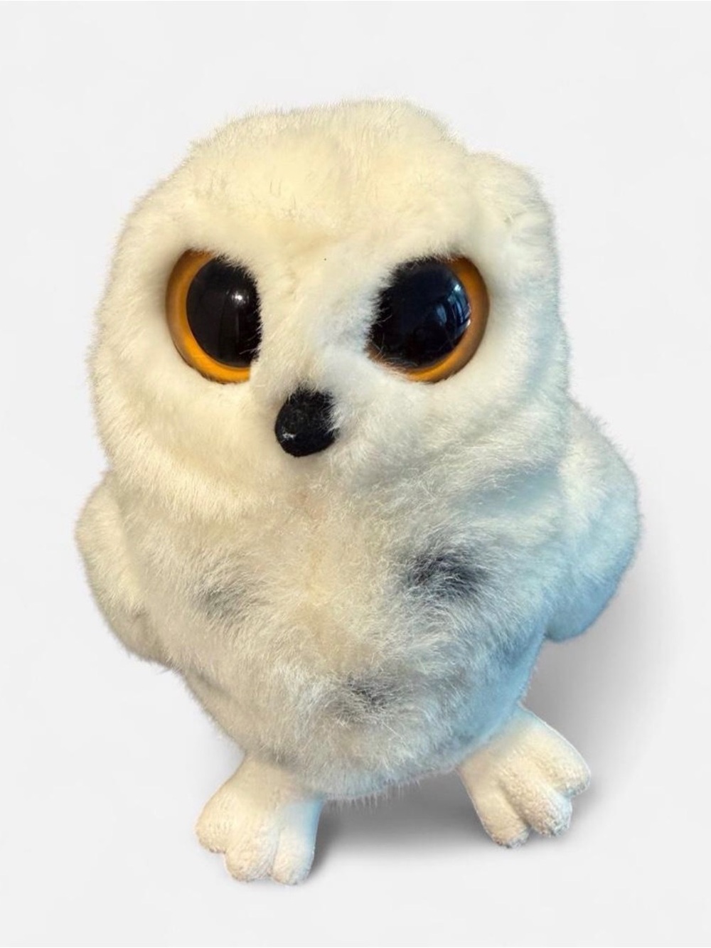 White Plush Owl Small Plush Stuffed Animal Toy